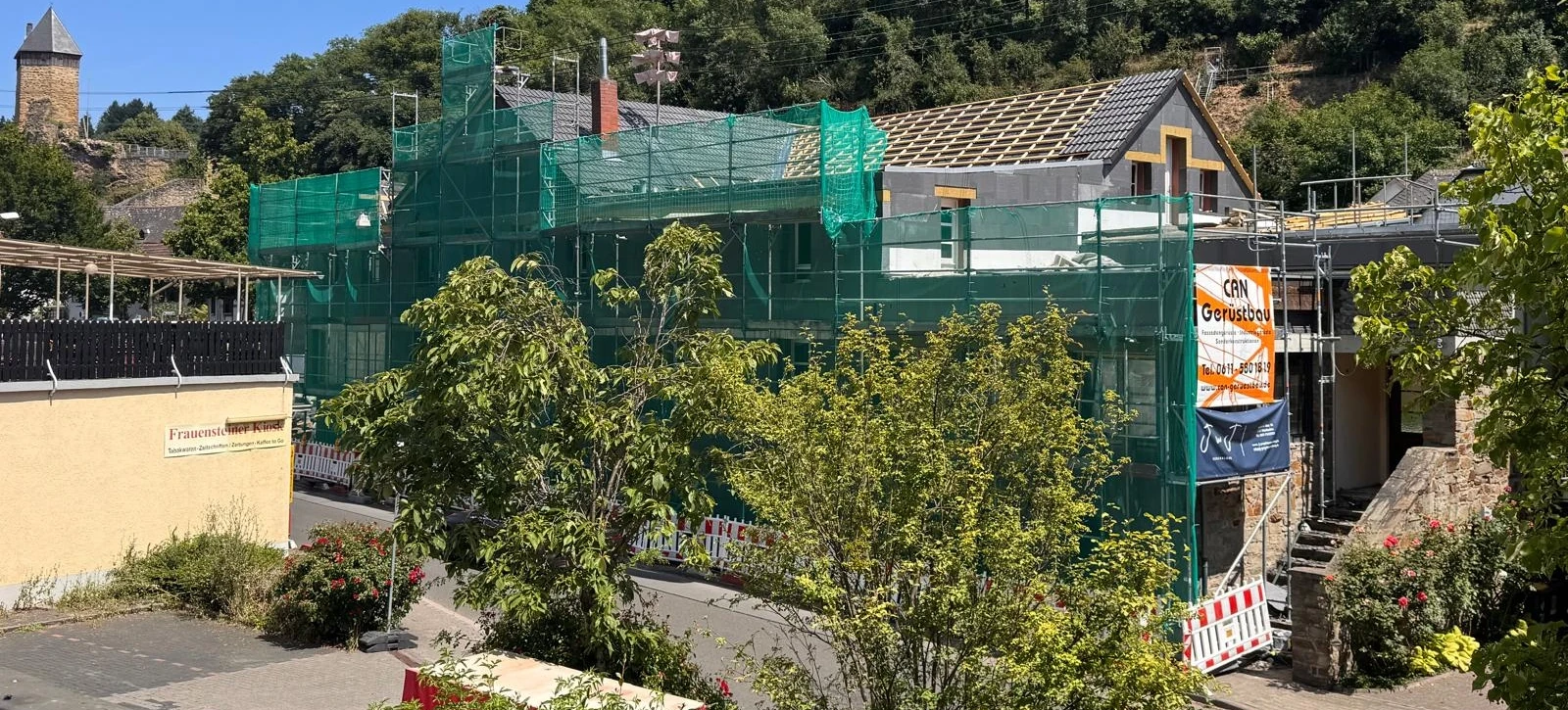 Baustelle am Gasthaus